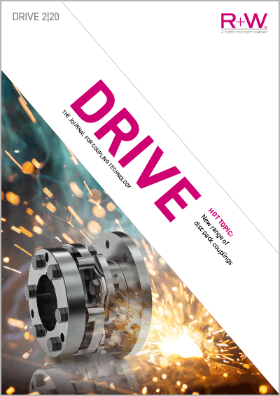 Cover page R+W customer magazine DRIVE 02|20